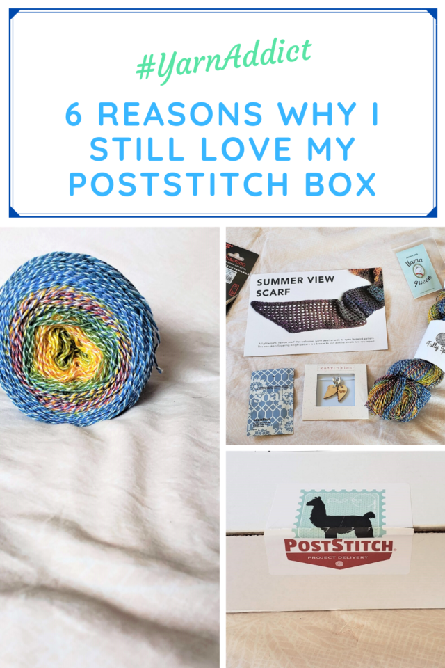 poststitch box, knitting, yarn subscription, subscription box, yarn, knitting projects