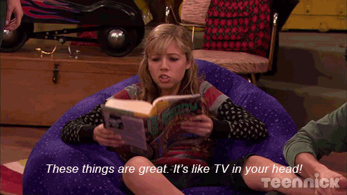 icarly books are tv in your head